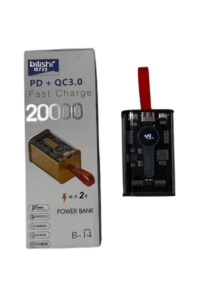 پاوربانک بیلیشی مدل B-14 ظرفیت 20000mAh فست شارژر