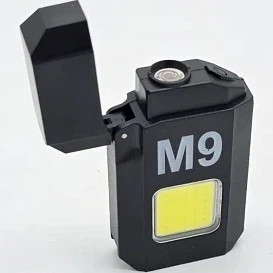 فندک الکتریکی شارژی چراغ قوه دار m9