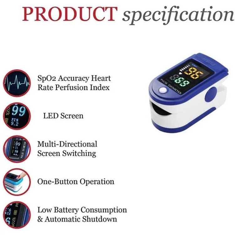 دستگاه پالس اکسیمتر LK87