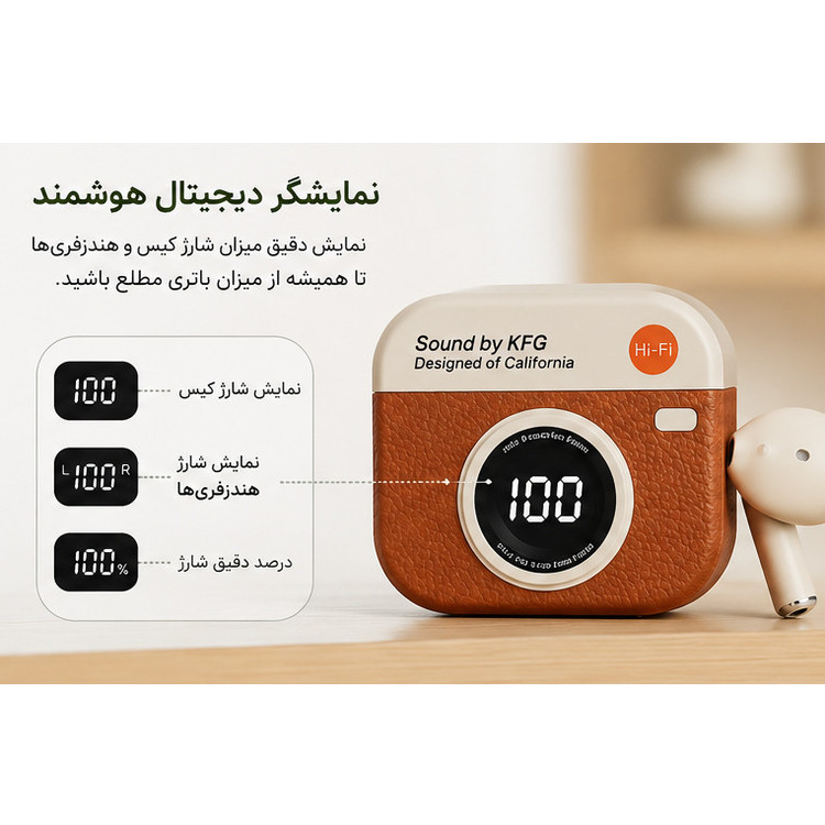 هدفون بلوتوثی مدل TWS 86