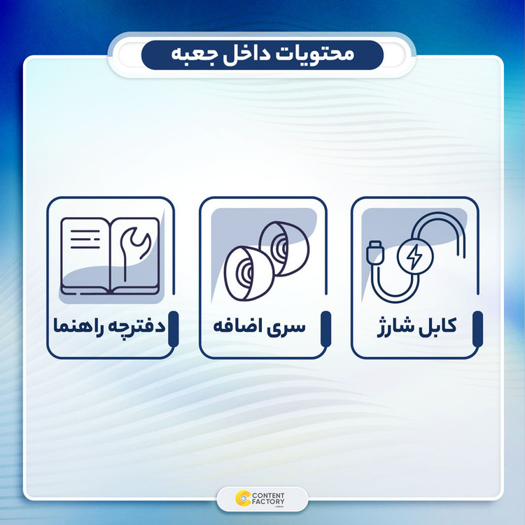 هدفون بلوتوثی مدل K55 بدون نویز کنسلینگ، درگاه شارژ USB Type-C، پشتیبانی از فرمان لمسی، دارای سه میکروفون، مقاومت در برابر رطوبت و عرق