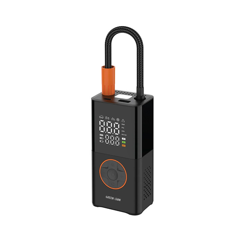 کمپرسور باد قابل حمل گرین لاین مدل GTI-01 با باتری ۳۶۰۰mAh