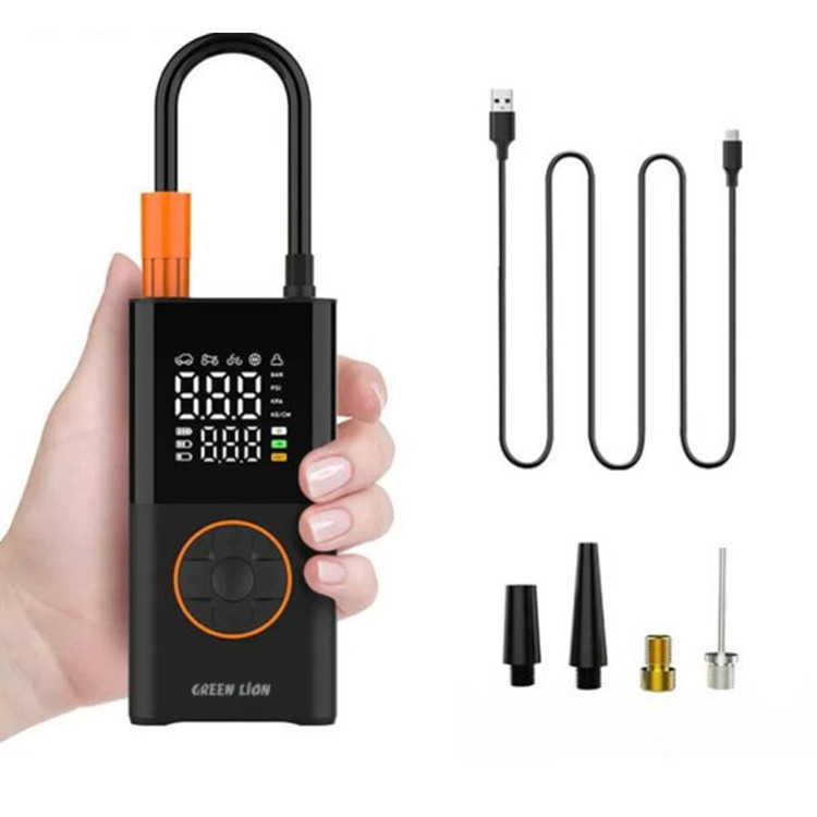 کمپرسور باد قابل حمل گرین لاین مدل GTI-01 با باتری ۳۶۰۰mAh