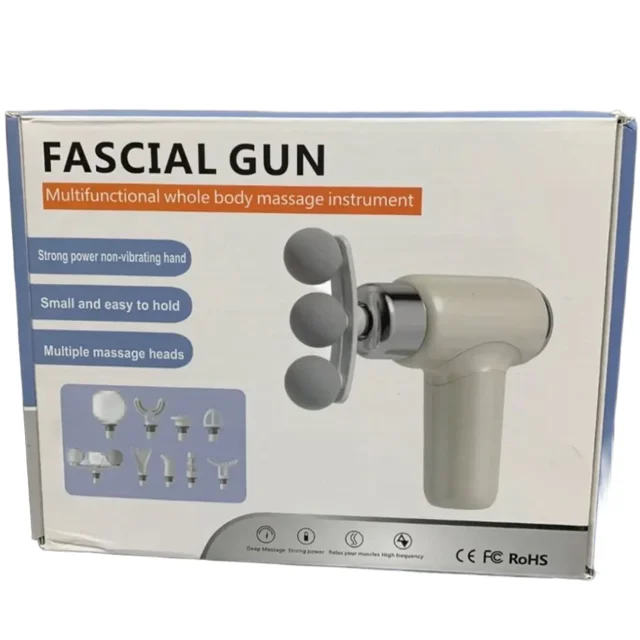 ماساژور تفنگی شارژری مدل facial gun با 9 سری مختلف
