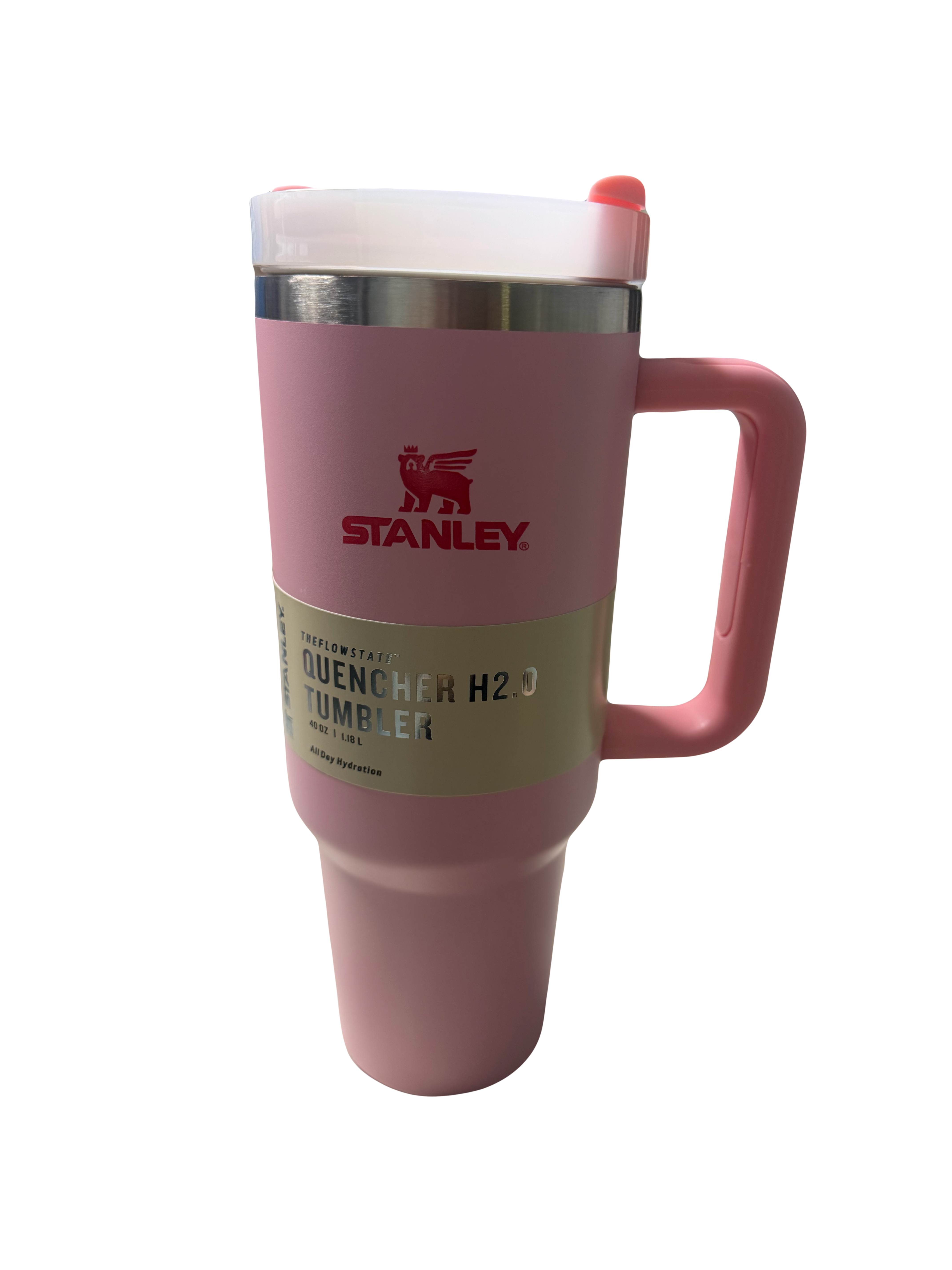 ماگ نی دار دسته دار استنلی STANLEY Quencher FlowState Tumbler 1.18L